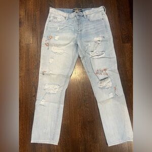 Lucky Brand Embroidered Jeans